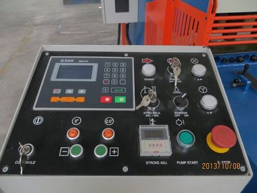 Máquina de corte hidráulica do controle do NC E200, tesoura da guilhotina