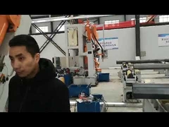 Máquina de soldadura de fecho CNC para poste de luz HM800/14000