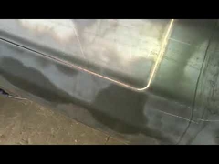 Máquina de corte de portas para poste de luz grande