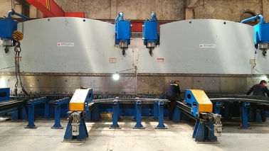 qualidade  Double linkage CNC hydraulic plate bending machine for light pole production line fábrica