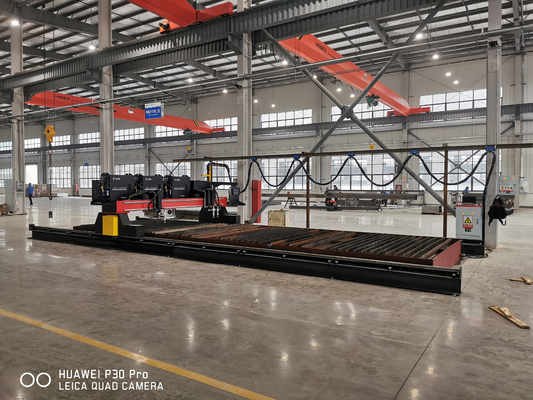 Tira vertical principal de alta velocidade da máquina de corte do plasma do CNC multi para industrial