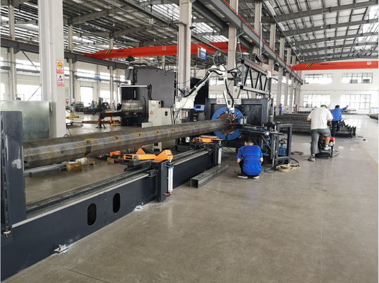 Good price Máquina de solda robótica Máquina de corte de moldura de porta CNC para mastro alto de poste leve on-line