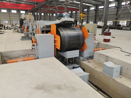 Poste de luz de 8m cortado em linha de comprimento linha de corte cônico