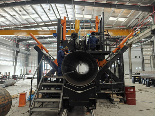 HM1200/12000 Máquina de soldadura de costura de mastro e monopólio