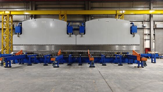 12000KN CNC Tandem Press Brake 2×6000mm para aço 14mm