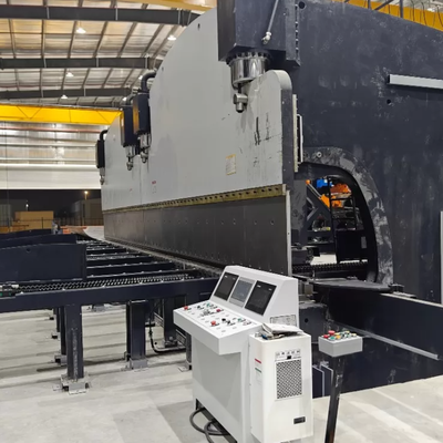 Freio de pressão hidráulica CNC de 400 toneladas com comprimento de funcionamento de 8000 mm e comando DELEM DA53T