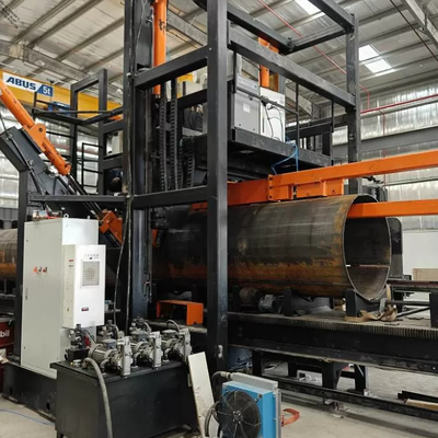 Máquina de Soldagem CNC de Arco Submerso Multi-Fio de Arco Duplo para Poste de Aço de 14m de Diâmetro e 1.9m
