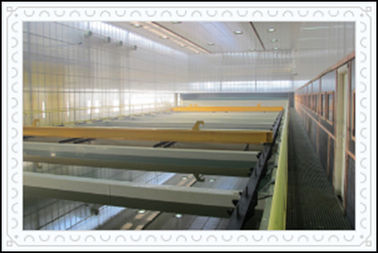 6 linha equipamento da polegada X 6m quádrupla da galvanização do mergulho quente nenhuma longa vida da poluição
