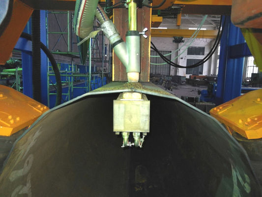 Diâmetro máximo 2200mm Máquina de soldadura de costura de mastro e monopólio
