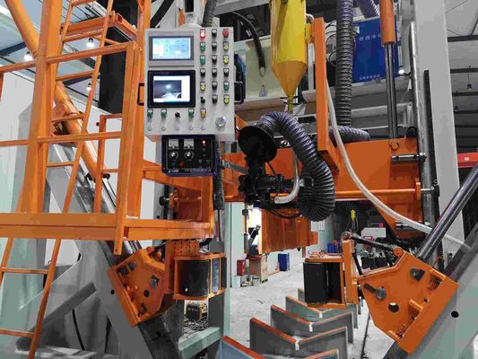 Máquina de soldadura CNC 5G HM800/14000 de 14 m de comprimento Design poligonal