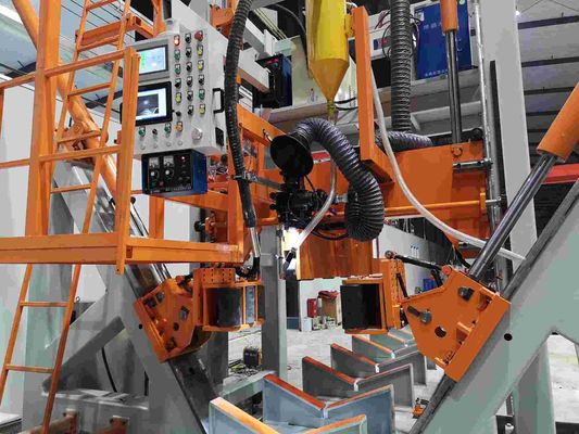 Máquina de soldadura CNC 5G HM800/14000 de 14 m de comprimento Design poligonal