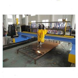 tipo máquina do pórtico de 4000mm de corte do plasma do CNC com corte vertical e horizontal