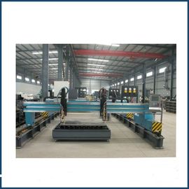 tipo máquina do pórtico de 4000mm de corte do plasma do CNC com corte vertical e horizontal