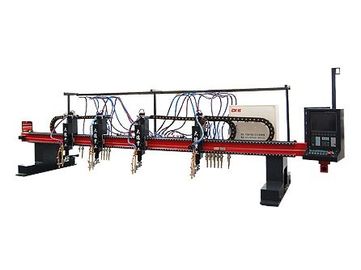 Máquina de corte vertical do plasma do CNC da tira da Multi-Cabeça de alta velocidade para industrial